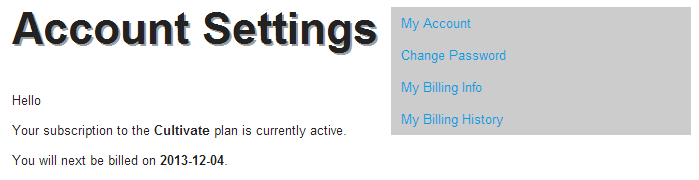 Account - Change Password